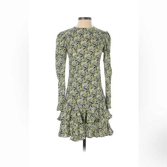 Brogger drop waist puffed sleeved tiered ruffle Nancy Dress, XS - Picture 1 of 13